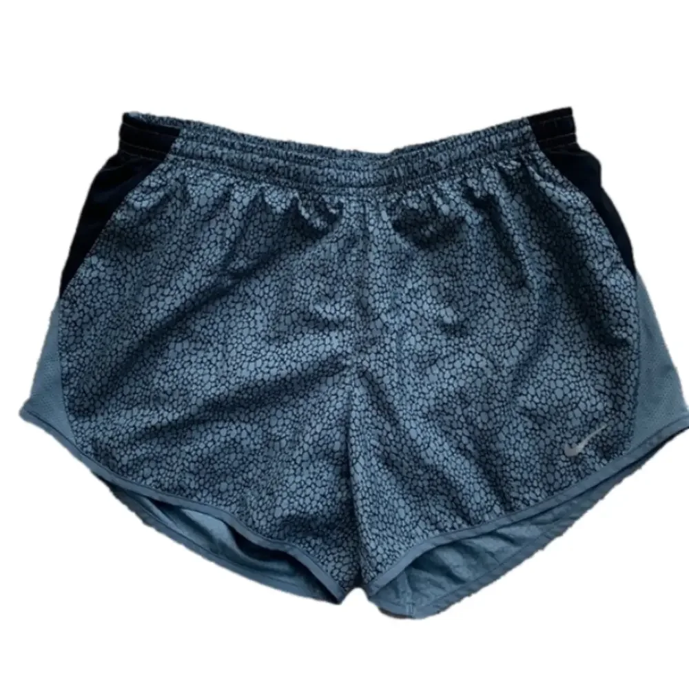 Nike Dri Fit Lined Black Gray Running Shorts Women's Small